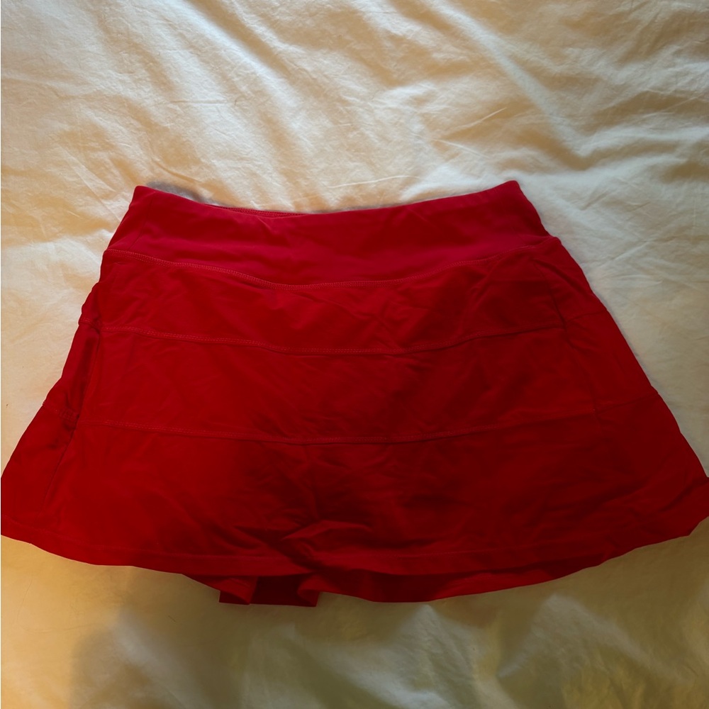 Mecdar Red Mini Athletic Skirt Size 4
